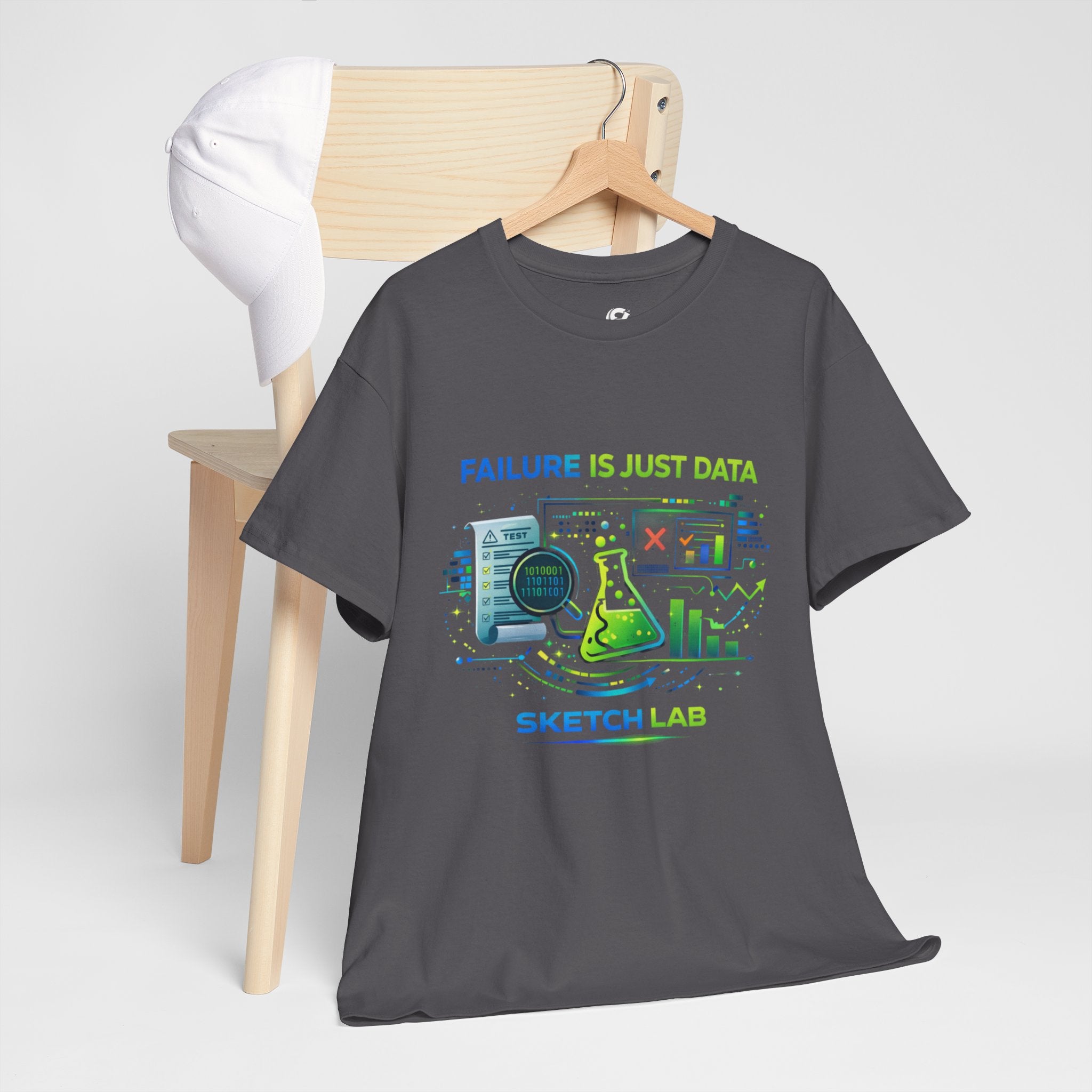 "Failure Is Just Data" Sketch Lab Science Tee