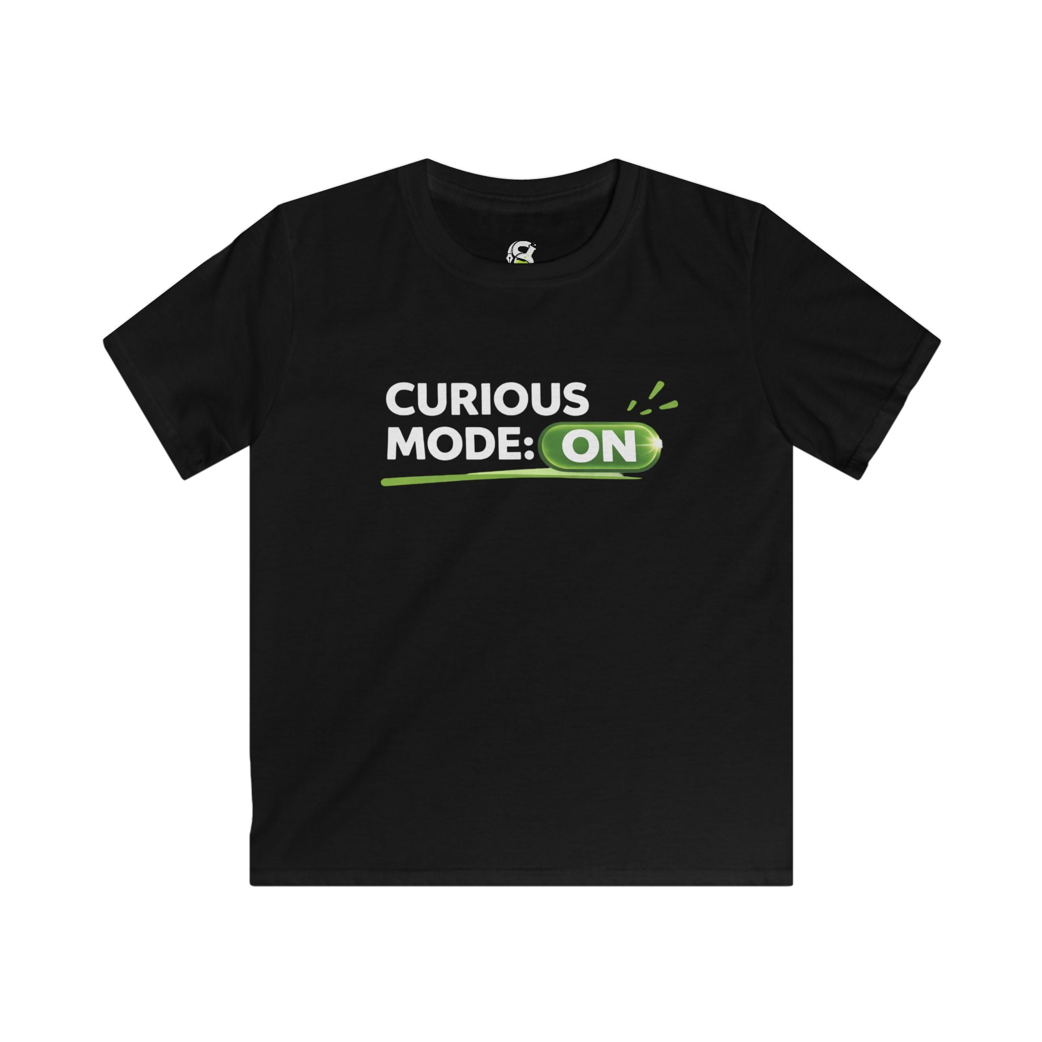 Kids "Curious Mode: ON" T-Shirt — Playful STEM Explorer Tee