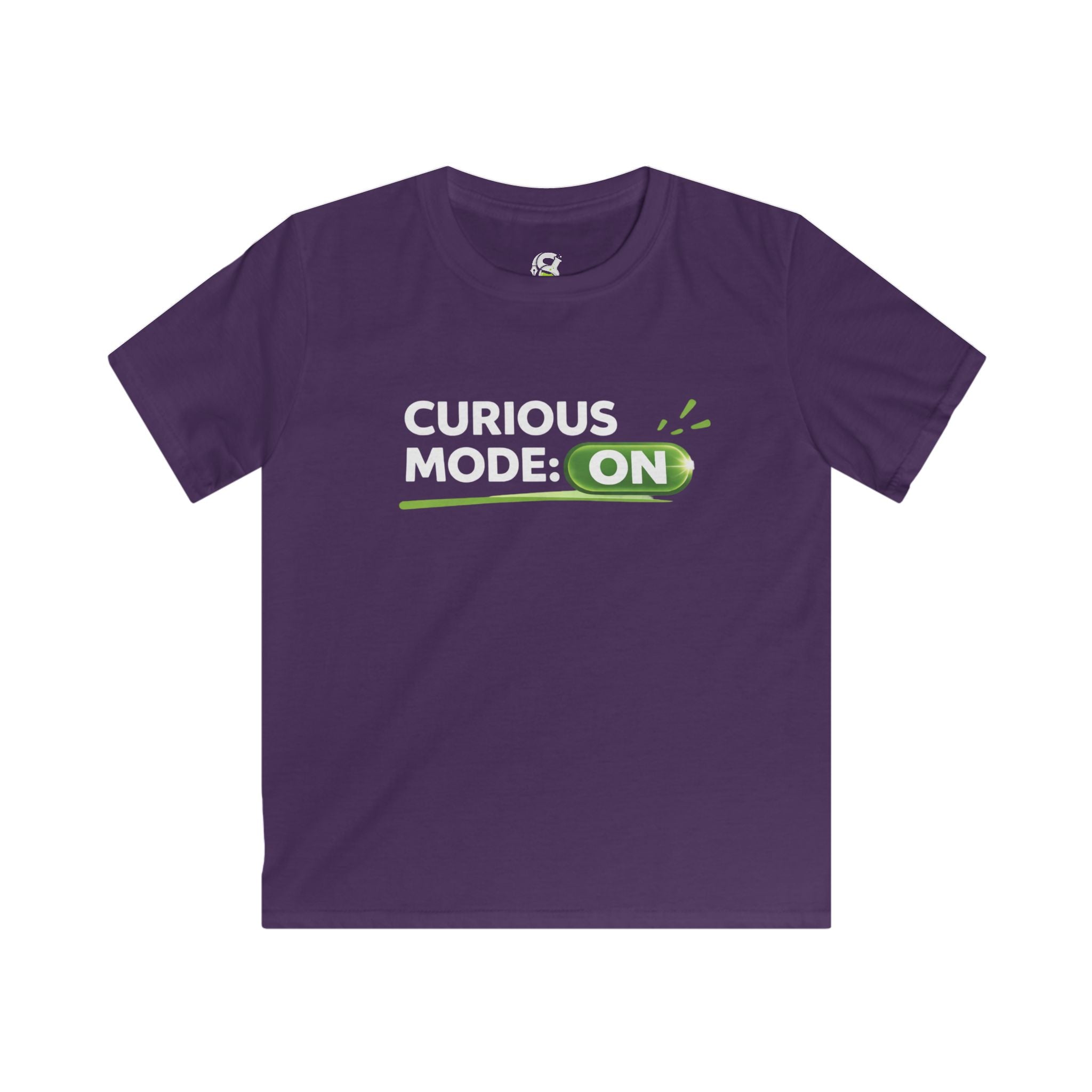 Kids "Curious Mode: ON" T-Shirt — Playful STEM Explorer Tee