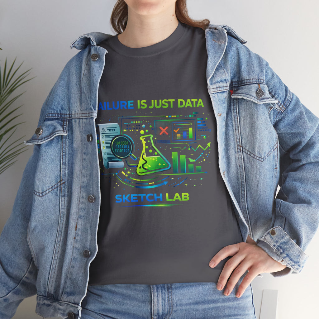 "Failure Is Just Data" Sketch Lab Science Tee
