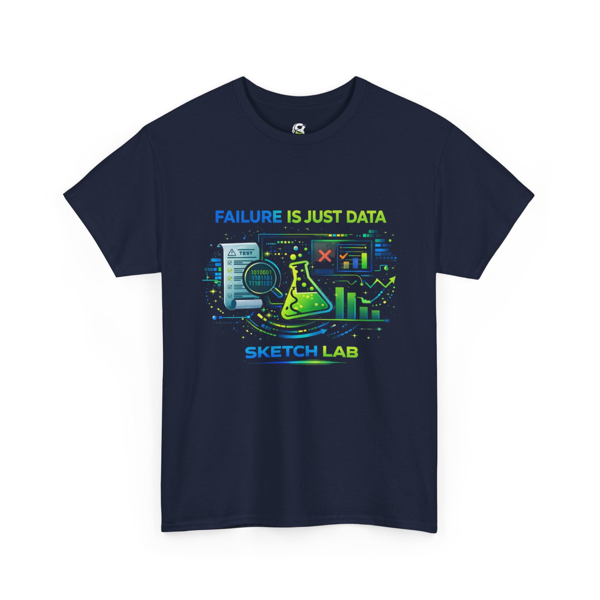 "Failure Is Just Data" Sketch Lab Science Tee