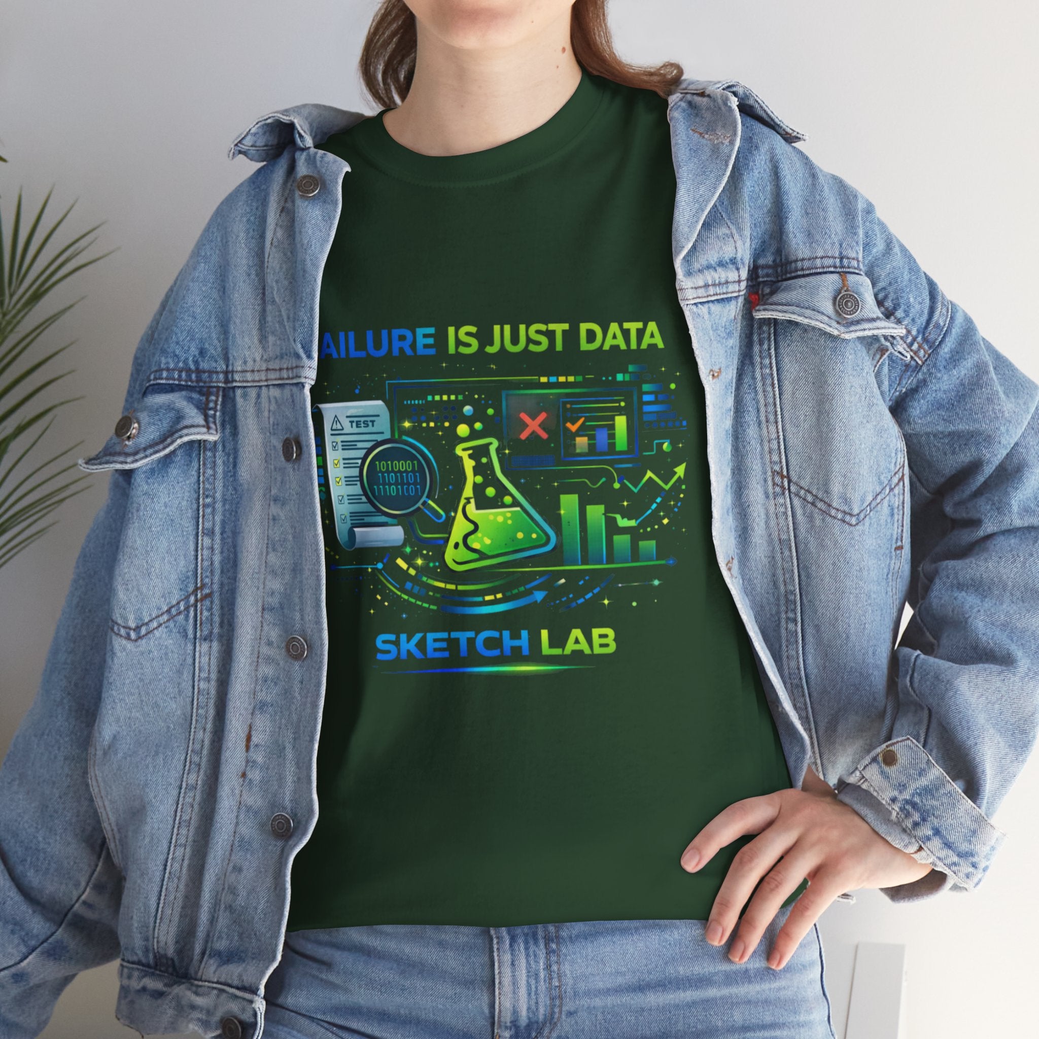 "Failure Is Just Data" Sketch Lab Science Tee