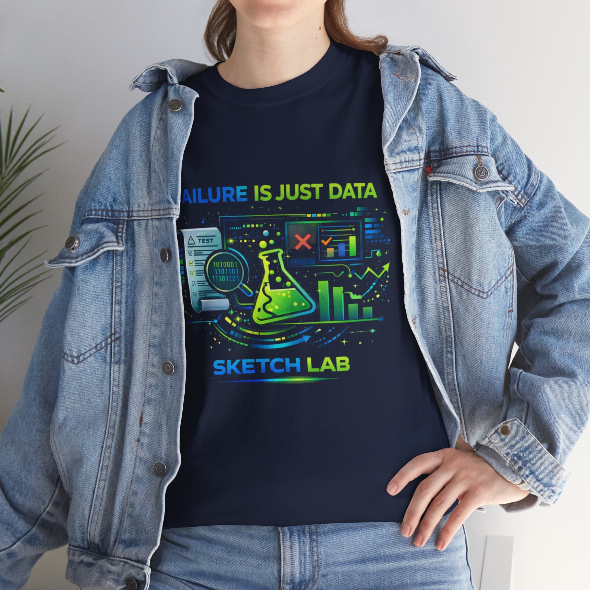 "Failure Is Just Data" Sketch Lab Science Tee