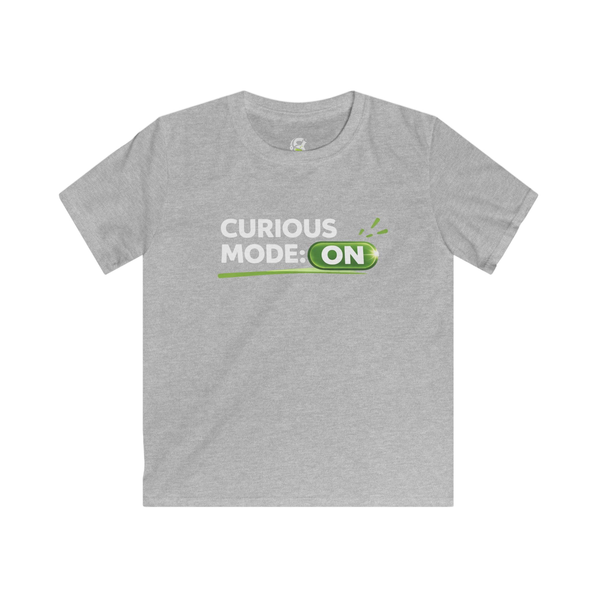 Kids "Curious Mode: ON" T-Shirt — Playful STEM Explorer Tee