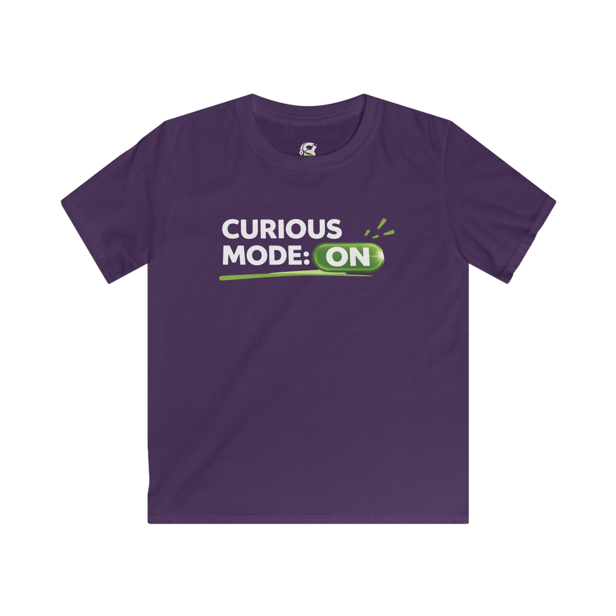 Kids "Curious Mode: ON" T-Shirt — Playful STEM Explorer Tee